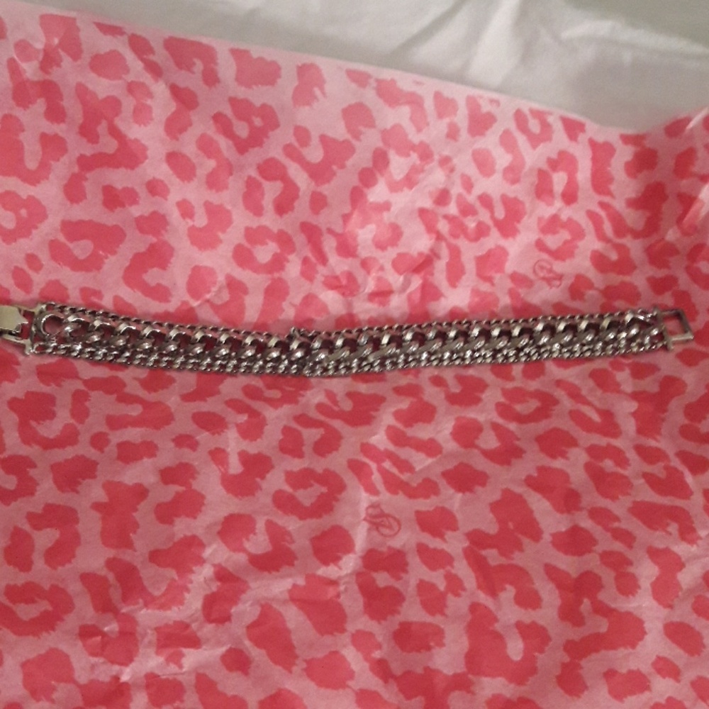 Silver tone bracelet